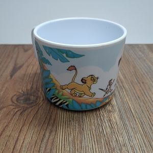 Vintage 1990s Disney The Lion King Children’s Mug Cup Zak Designs Melamine Nice!